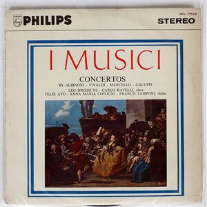 I MUSICI/ALBINONI: CONCERTO A CIQUE IN G MINOR FOR OBOE, STRING AND CONTINUO OP.9, NO.8/PHILIPS SFL7769 LP