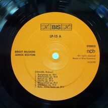 BIRGIT NILSSON/JNOS SOLYOM/B.I.S. LP15 LP_画像2