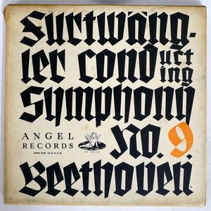 赤盤 フルトヴェングラー/ベートーヴェン：交響曲 第9番 合唱/ANGEL HA1012 LP