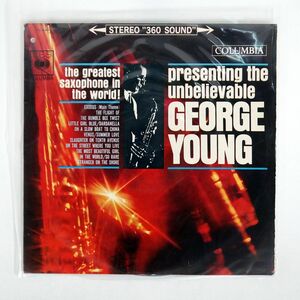 GEORGE YOUNG/GREATEST SAXOPHONE IN THE WORLD/COLUMBIA YS248 LP