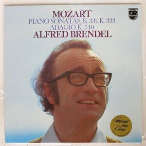 ブレンデル/モーツァルト ピアノ・ソナタ K. 331, K. 333/PHILIPS 9500025 LP