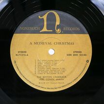 帯付き JOEL COHEN/A MEDIEVAL CHRISTMAS/NONESUCH G-5007H LP_画像2