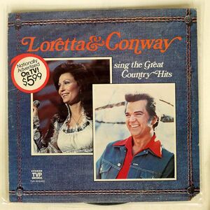 CONWAY TWITTY & LORETTA LYNN/SING THE GREAT COUNTRY HITS/TVP TVP1010KO LP