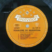 米 ペラ EDUARDO FALU/FOLKLORE DE ARHENTINA/POLYDOR 46109 LP_画像2
