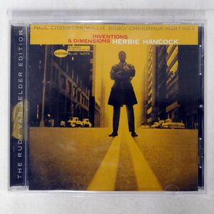 HERBIE HANCOCK/INVENTIONS & DIMENSIONS/BLUE NOTE 7243 5 63798 2 4 CD □
