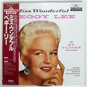 帯付き PEGGY LEE/MISS WONDERFUL/MCA VIM5613 LP