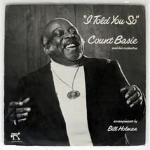 COUNT BASIE ORCHESTRA/I TOLD YOU SO/PABLO 2310767 LP_画像1