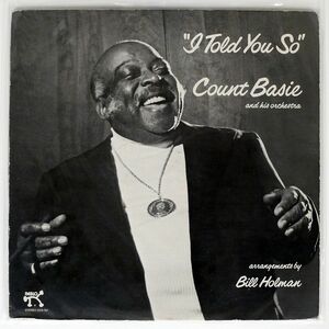 COUNT BASIE ORCHESTRA/I TOLD YOU SO/PABLO 2310767 LP