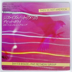 DAVID BOWIE,PAT METHENY GROUP/THIS IS NOT AMERICA/EMI EYS17522 7 □