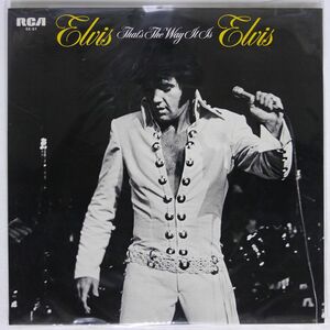 ELVIS PRESLEY/THAT’S THE WAY IT IS/RCA SX61 LP