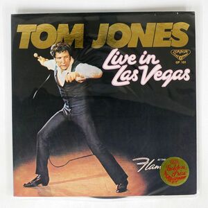 TOM JONES/LIVE IN LAS VEGAS/LONDON GP101 LP