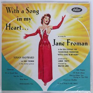 米 OST(JANE FROMAN)/WITH A SONG IN MY HEART/CAPITOL M11891 LP