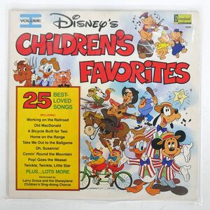 米 LARRY GROCE/DISNEY’S CHILDREN’S FAVORITES (VOLUME I)/DISNEYLAND 2505 LP