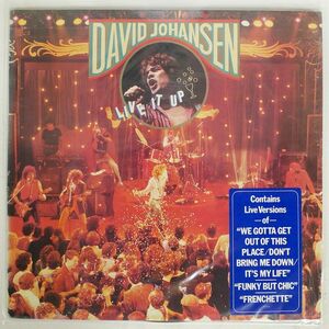 米 DAVID JOHANSEN/LIVE IT UP/BLUE SKY ARZ38004 LP