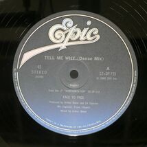 帯付き FACE TO FACE/TELL ME WHY (DANCE MIX)/EPIC 123P731 12_画像2