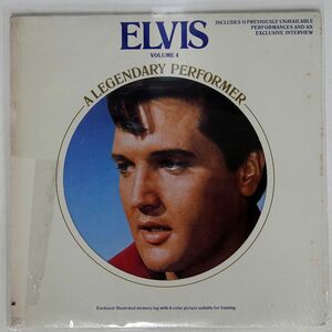 米 未開封 ELVIS PRESLEY/A LEGENDARY PERFORMER VOLUME 4/RCA CPL14848 LP