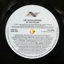 英 VA(DEREK B)/HIP HOP AND RAPPING IN THE HOUSE/STYLUS MUSIC SMR852 LP_画像2
