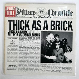 米 JETHRO TULL/THICK AS A BRICK/CHRYSALIS RECORDS LTD. PV41003 LP