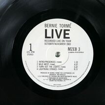 英 BERNIE TORME/LIVE/ZEBRA MZEB3 LP_画像2