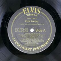 米 ELVIS PRESLEY/A LEGENDARY PERFORMER VOLUME 2/RCA CPL11349 LP_画像2