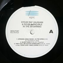 重量盤 STEVIE RAY VAUGHAN & DOUBLE TROUBLE/IN THE BEGINNING/MUSIC ON VINYL MOVLP1657 LP_画像2