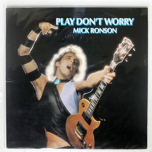 英 ORIGINAL MICK RONSON/PLAY DON’T WORRY/RCA APL10681 LP