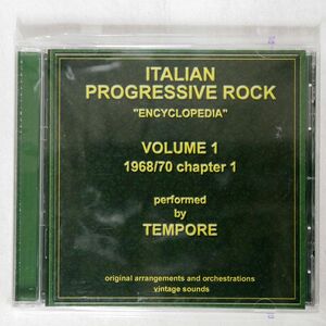 TEMPORE/ITALIAN PROGRESSIVE ROCK VOL. 1/ELECTROMANTIC MUSIC ART 406 CD □