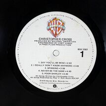 米 CHRISTOPHER CROSS/SAME/WARNER BROS. BSK3383 LP_画像2