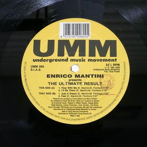 ENRICO MANTINI/THE ULTIMATE RESULT/UMM UMM060 12
