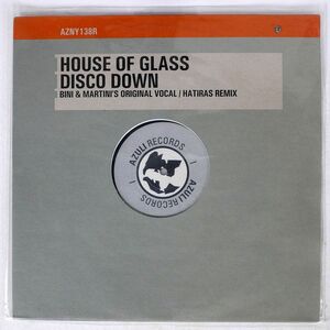 HOUSE OF GLASS/DISCO DOWN/AZULI AZNY138R 12