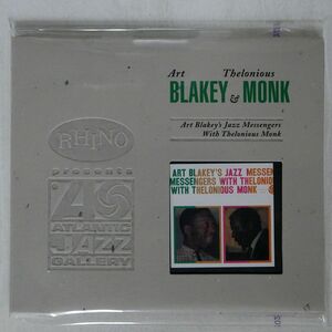 ART BLAKEY & THELONIOUS MONK/ART BLAKEY’S JAZZ MESSENGERS WITH THELONIOUS MONK/RHINO RECORDS R2 75598 CD □