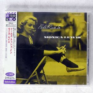 帯付き MONICA LEWIS/FOOLS RUSH IN/TOSHIBA EMI TOCJ6859 CD □