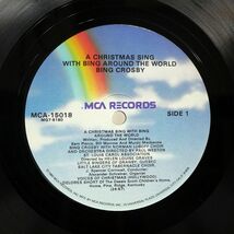 米 BING CROSBY/A CHRISTMAS SING WITH BING - AROUND THE WORLD/MCA MCA15018 LP_画像2