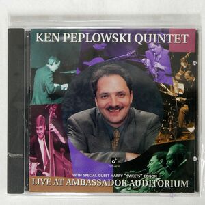 KEN PEPLOWSKI QUINTET WITH SPECIAL GUEST HARRY SWEETS EDISON/LIVE AT AMBASSADOR AUDITORIUM/CONCORD JAZZ CCD-4610 CD □