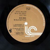 米 ジャッキー・マクリーン/NEW WINE IN OLD BOTTLES/INNER CITY IC6029 LP_画像2