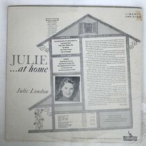 米 JULIE LONDON/JULIE...AT HOME/LIBERTY LRP3152 LP_画像2