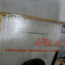 米 モノラル盤 CHARLIE PARKER WITH STRINGS/APRIL IN PARIS/VERVE MGV8004 LP_画像4