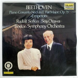  рис SEIJI OZAWA/BEETHOVEN:PIANO CONCERTO NO. 5 IN E FLAT MAJOR, OP. 73 /TELARC DG10065 LP