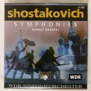 紙ジャケ RUDOLF BARSHAI/SHOSTAKOVICH: SYMPHONIES/BRILLIANT CLASSICS 6324 CD