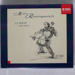 MSTISLAV ROSTROPOVICH/BACH: CELLO-SUITEN/EMI CLASSICS EKC2D-0300(5 55363 2) CD