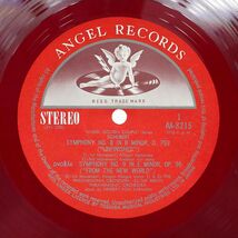 帯付き 赤盤 カラヤン/シューベルト ：「未完成」、ドヴォルザーク：「新世界」/ANGEL AA8215 LP_画像2