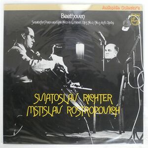 RICHTER/BEETHOVEN:SONATA FOR PIANO AND CELLO NO.2 IN G MINOR,OP.5 NO.2/PHILIPS 30PC19 LP