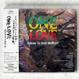 帯付き VA/ONE LOVE - TRIBUTE TO BOB MARLEY/MERCURY PHCR73 CD □