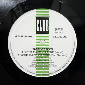 英 BAR KAYS/YOUR PLACE OR MINE/CLUB JABX22 12