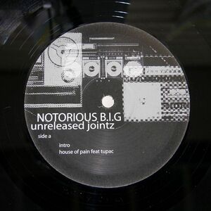 b-toNOTORIOUS B.I.G/UNRELEASED JOINTZ/NOT ON LABEL (NOTORIOUS B.I.G.) NONE 12