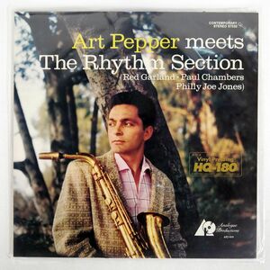 米 ART PEPPER/MEETS THE RHYTHM SECTION/ANALOGUE PRODUCTIONS APJ010 LP