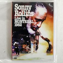 SONNY ROLLINS/LIVE IN MONTREAL 1982/VIDEOARTS VABZ5010 DVD_画像1