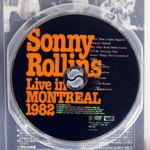 SONNY ROLLINS/LIVE IN MONTREAL 1982/VIDEOARTS VABZ5010 DVD_画像2