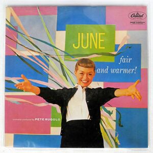 JUNE CHRISTY/FAIR AND WARMER!/EMI 5C03885356 LP