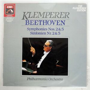 独 クレンペラー/ベートーヴェン：交響曲第2番 第5番/HIS MASTER’S VOICE 2902521 LP